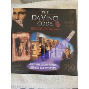 The Da Vinci Code Rosslyn Chapel Revealed 750 Piece with UV Light Jigsaw Puzzle